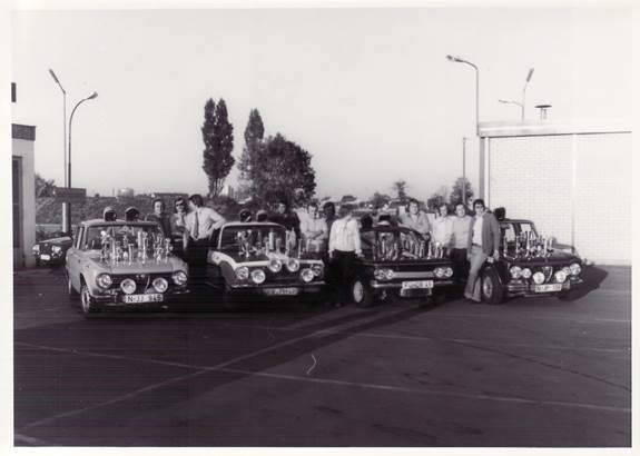 damalige Sportfahrer